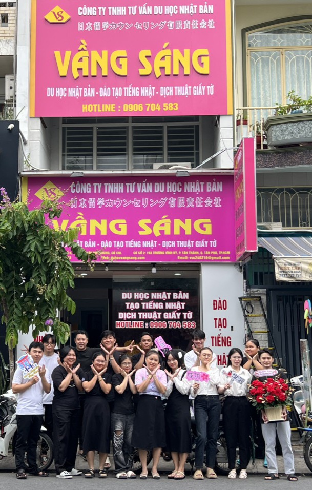 CTY TNHH TƯ VẤN DU HỌC NHẬT BẢN VẦNG SÁNG